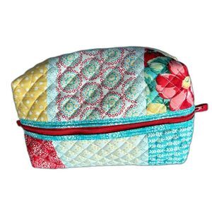 Pioneer Woman Cosmetic Bag Patchwork Floral Boho Bohemian  Paisley